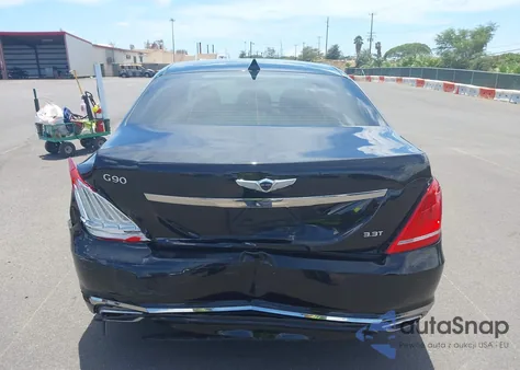 2018 Genesis G90 3.3T Premium from USA, damaged, VIN KMHG34JA2JU037108